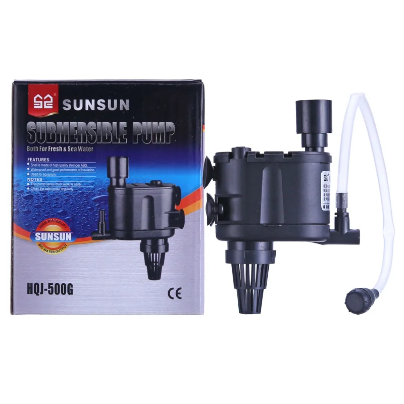 HQJ-500G SunSun HQJ-500G 700G 900G 1200G повесить на погружной насос Аквариум с подачей кислорода водяной насос 2,5 Вт 8 Вт 12 Вт, 20 Вт - Цвет: HQJ-500G