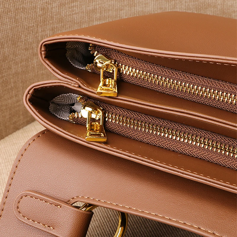 

Leather Shoulder Bag For Women new purse and Handbags Female Travel Crossbody Bag ladies Large capacity bag +Pendant 2 PCS/SET
