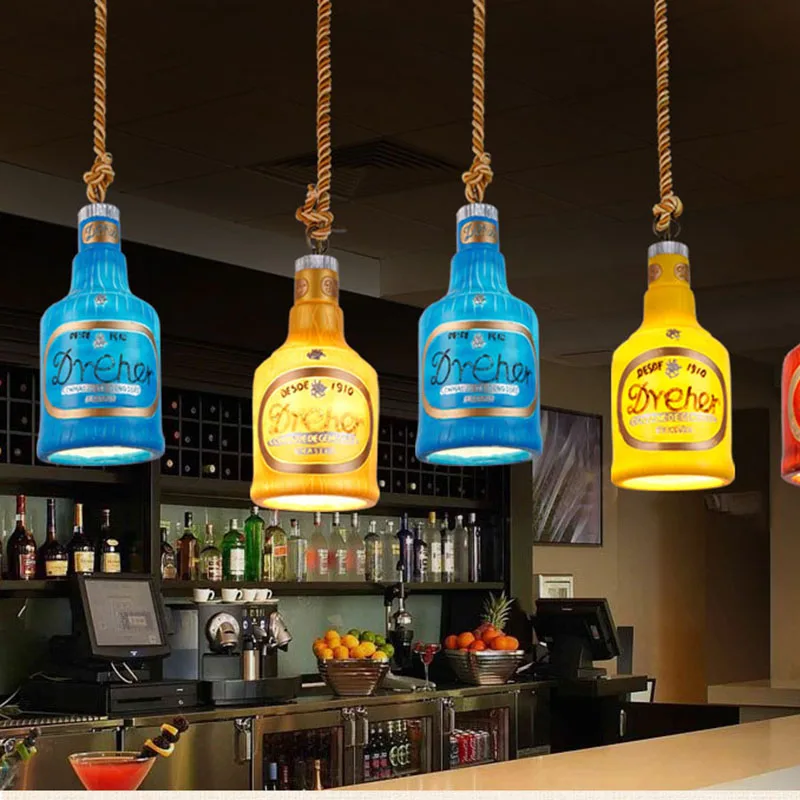 Креативные барные люстры для бара магазина ресторана гостиной