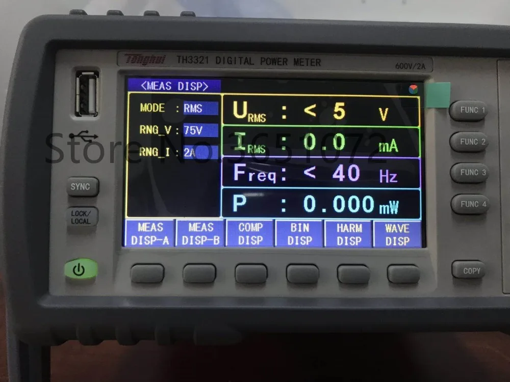TH3321 AC и DC Цифровой измеритель мощности с тестом мощности, осциллографом, гармоническим анализом, гармонической гистограммой и микротоком