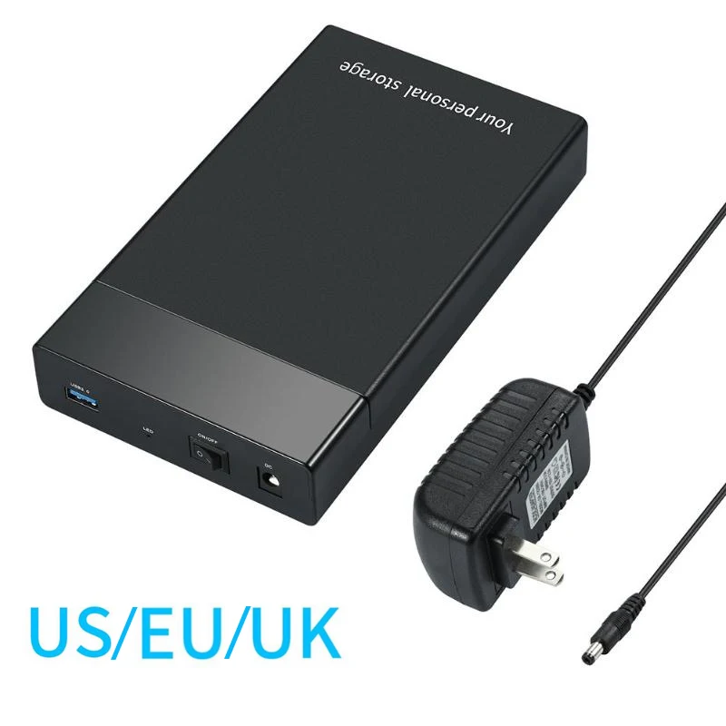 

USB 3.0 to SATA III 2.5Inch 3.5Inch Hard Drive 6Gbps External Enclosure HD SSD HDD Case For 2.5" 3.5" Laptop Desktop Hard Disk
