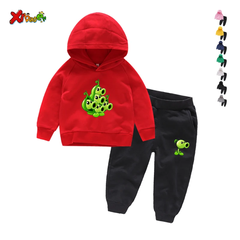 Весенние детские толстовки с капюшоном забавные мультяшные растения