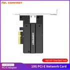 Беспроводной адаптер Comfast 10G Ethernet PCI Express 3,0, сетевая карта PCIE-X4, 10 Гбитс, ключ быстрой передачи данных для Win 7810