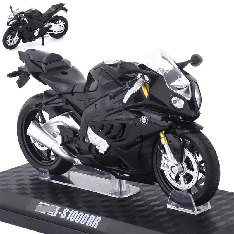 1/12 игрушка мотоцикл S1000RR звук и светильник сплав пластик высокая имитация для