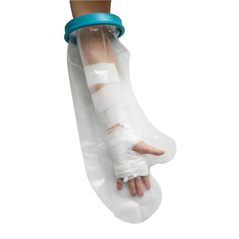 Waterproof Seal Adult Cast Bandage Protector Wound Fracture Knee Thigh Calf Hand Arm Ankle Cover for Shower Swim Bath Foot Care | Красота и