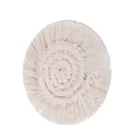 Подставки в стиле бохо 2020, изолированные тканые подставки под чашки, коврик, подставка под чашку ручной работы из хлопковой веревки, подставка под тарелку в стиле INS, Простая подставка под кофейную кисточку