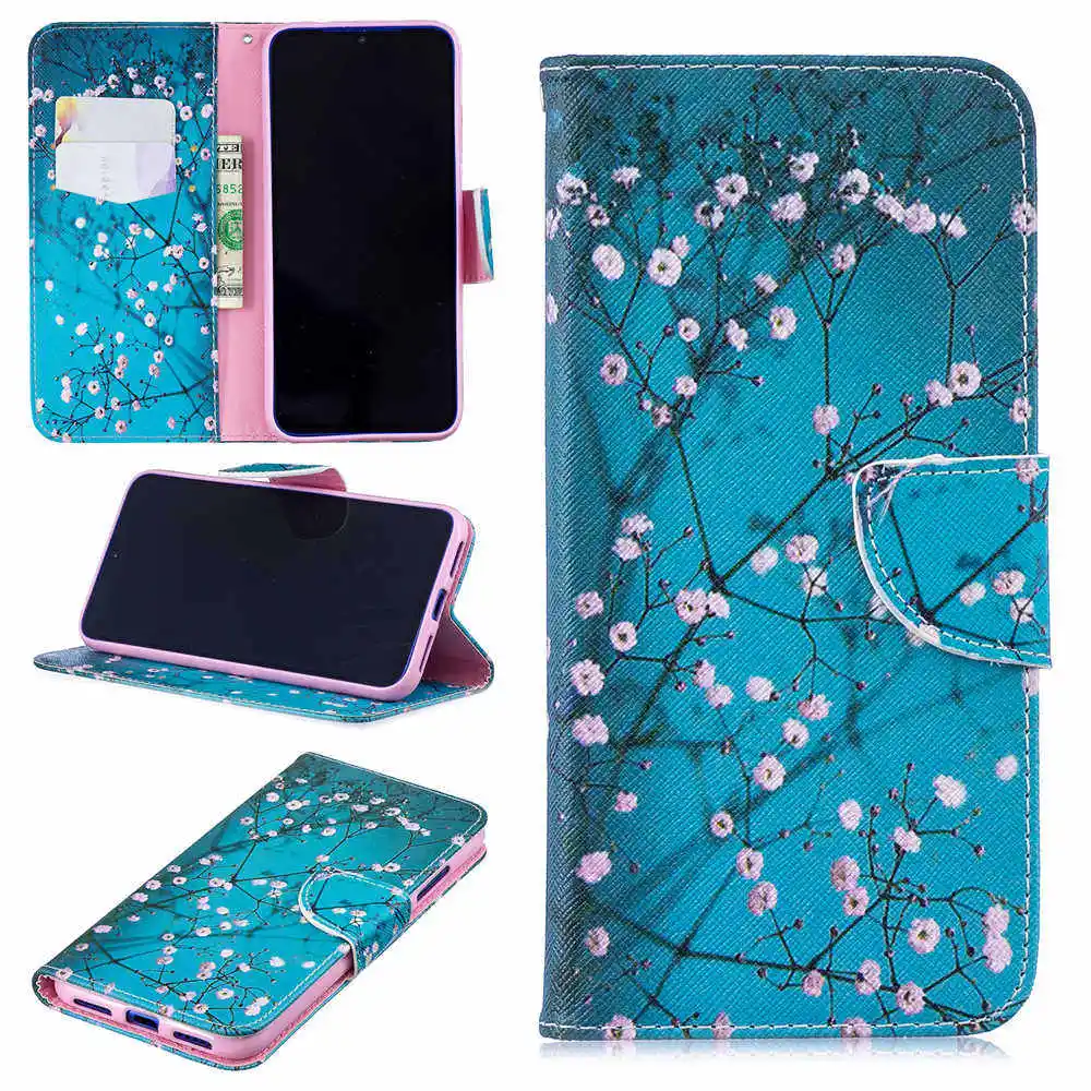 4 Кожаный чехол-кошелек для телефона s для Xiaomi Redmi Note 7, 8 Pro, 7A, 8A, чехол с откидной крышкой, милый чехол для телефона, чехол для Xiaomi Redmi Note 7 Pro - Цвет: 4