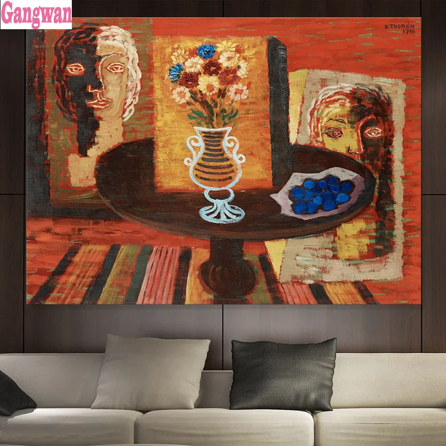 

5D round drill DIY Diamond Embroidery abstract art painting Diamond Painting Cross Stitch Mosaic Full Square Rhinestones decor