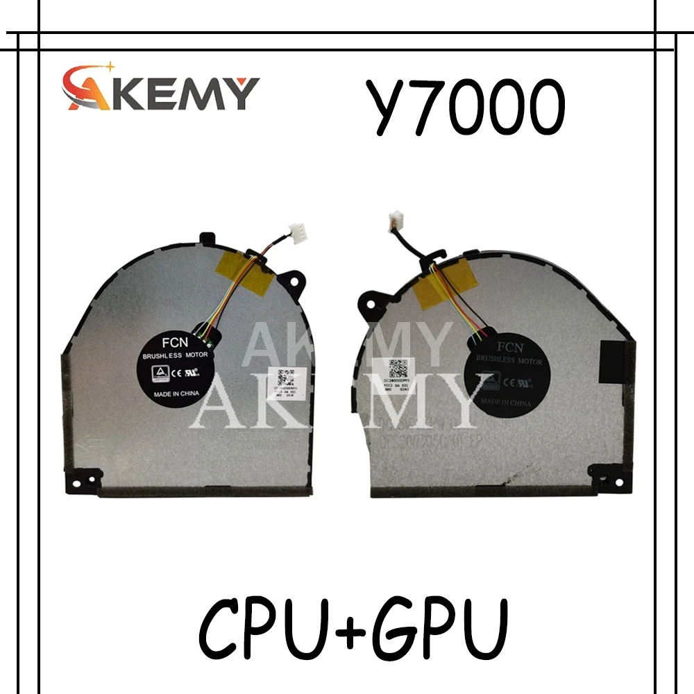 

New Laptop Cooling Fan For Lenovo Savior Y530 Y7000 DFS200405CA0T-FKPW DC28000DKF1 DFS200105BR0T-FKPX DC28000DKF0