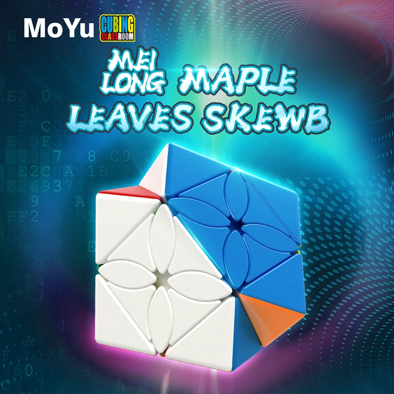 

Meilong кленовые листья Skew 57 мм скоростной магический куб 3x3 Magico Cubo странные кубики игра для детей игрушки в подарок