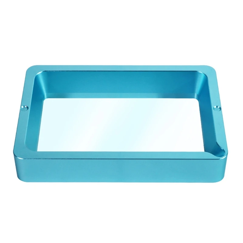 

3D Printer Accessories Resin Vat Tank Tray 17.8X12cm Aluminum Resin Tank DIY Kit