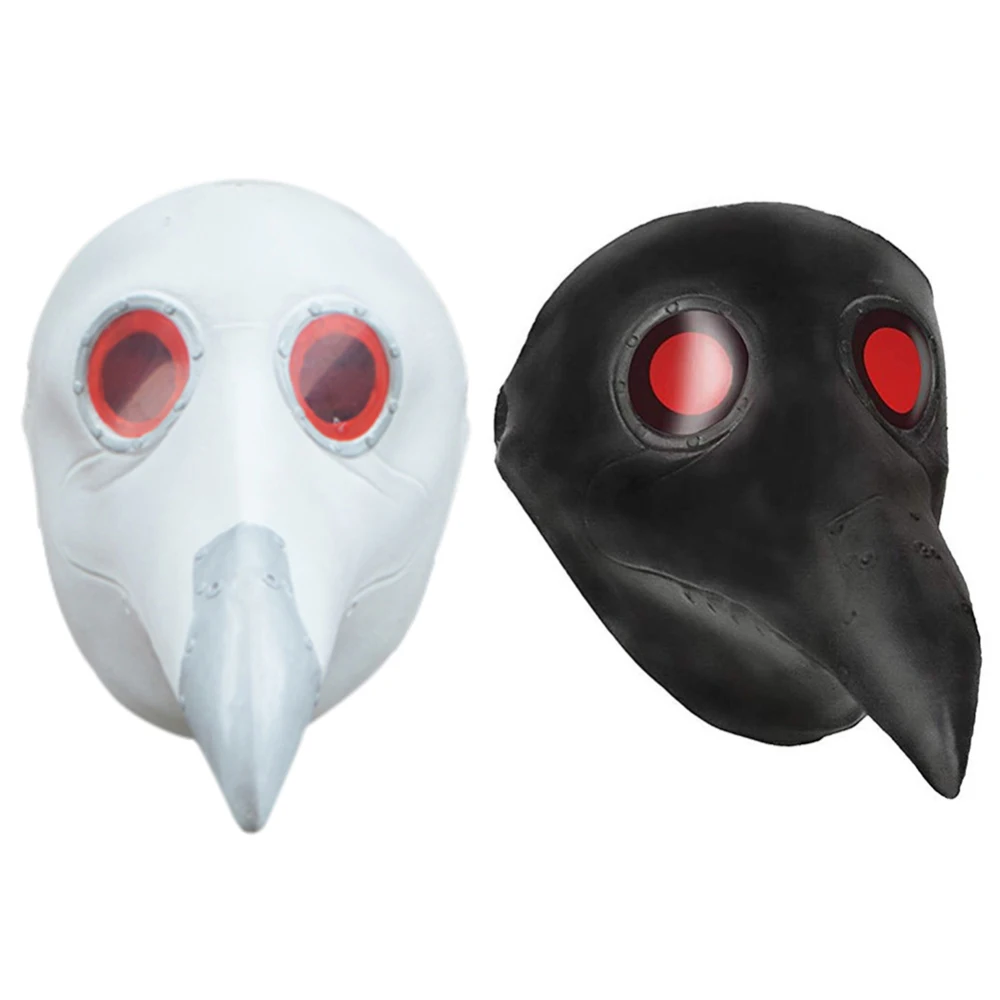 Новые латексные маски для Хэллоуина вечерние стимпанк маска Чумного доктора