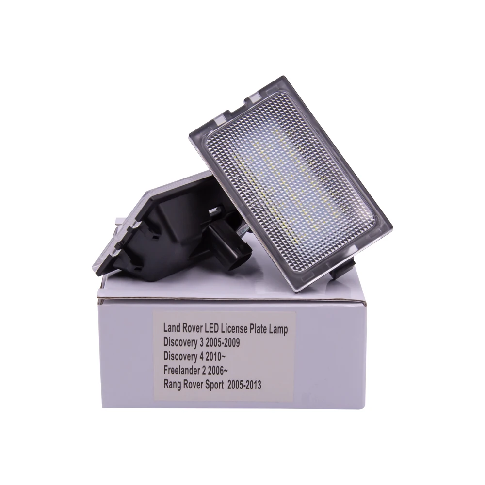 2 шт. Автомобильные светодиодные лампы Canbus для номерного знака Land Rover Discovery 3 series 4
