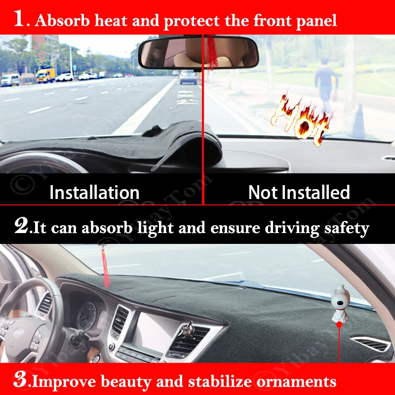 For Renault Fluence 2009 ~ 2017 Samsung SM3 Anti-Slip Leather Mat Dashboard Cover Pad Sunshade Dashmat Car Accessories 2012 2016 |