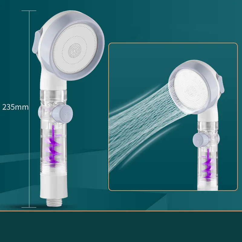 Насадка для душа с турбонаддувом универсальная Распылительная насадка