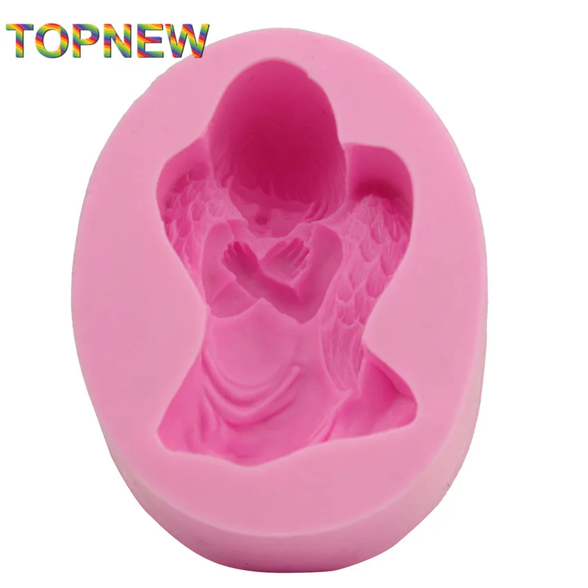 3D форма Ангел помадка торта силиконовая шоколада формы для выпечки инструменты