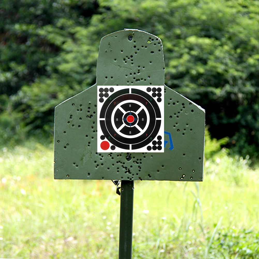 Мишень Bullseye для стрельбы Рогатка реактивный брызг Бумажная наклейка охоты