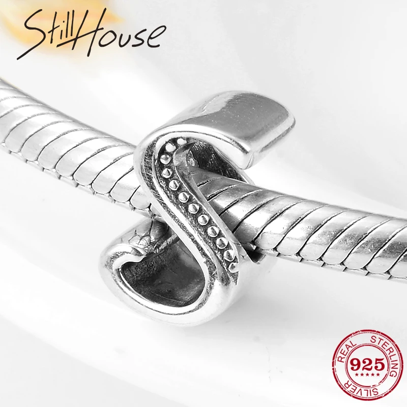 Новинка ювелирное изделие из стерлингового серебра 925 пробы с буквенным