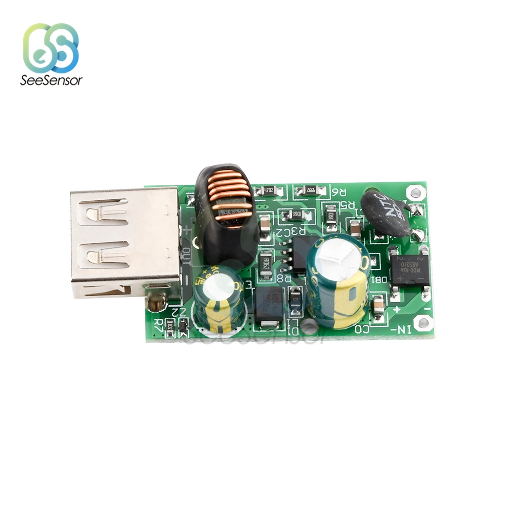 Buck Converter Stabilizer DC-DC Step Down Module 12V 24V 48V 72V 80V to 5V 2A USB Isolated Power Supply for Car | Обустройство дома