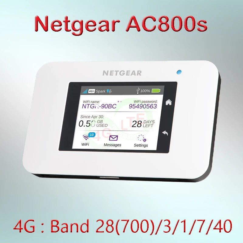AirCard 800S, 4340 , Optus LTE Cat.9, 4g sim-, 4g, Wi-Fi , ...