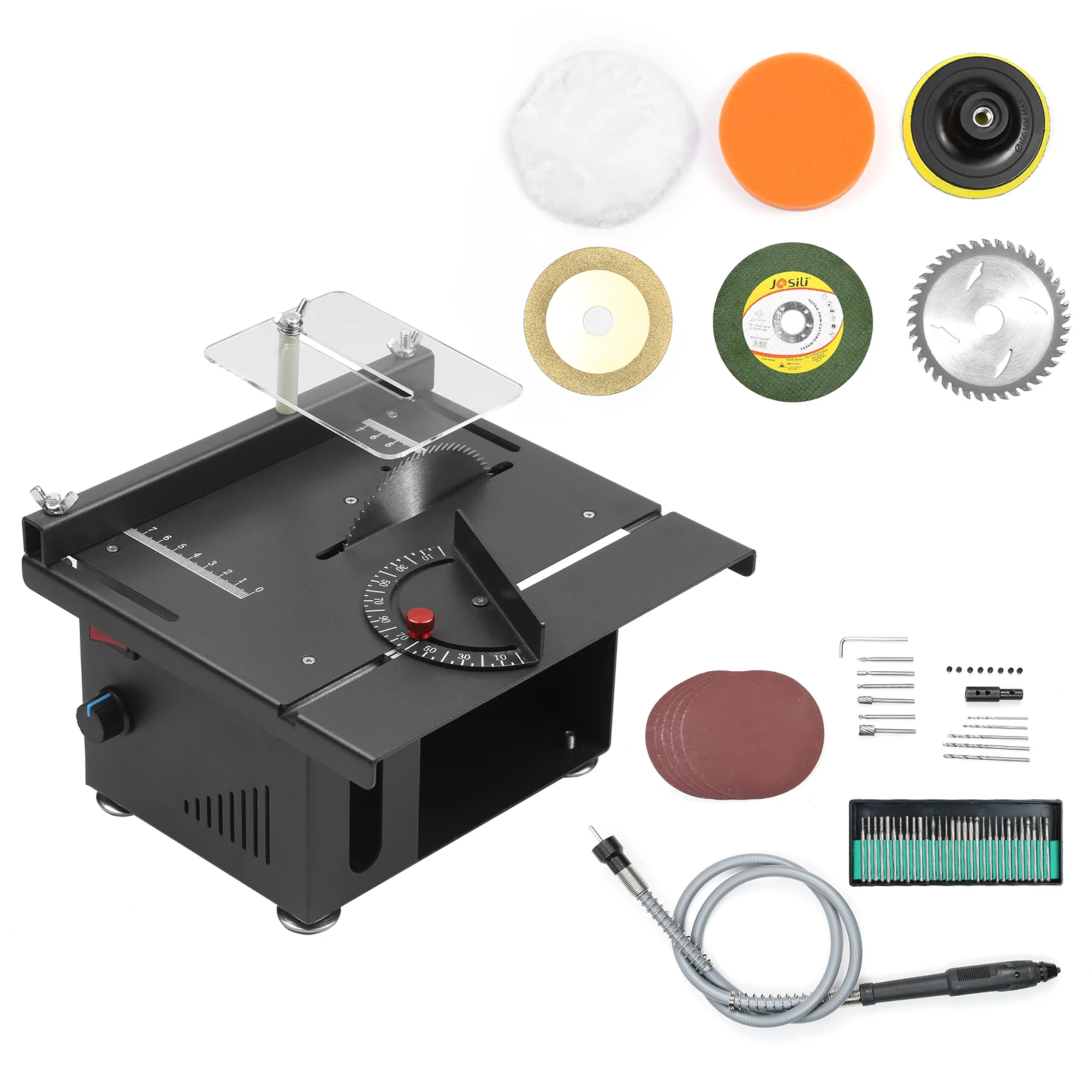 200 Вт многофункциональная Настольная пила Мини рабочего электрическая Резак с
