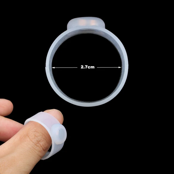 

2pcs Magnetic Slimming Toe Rings Body Lose Weight Burn Fat Silicone Tool