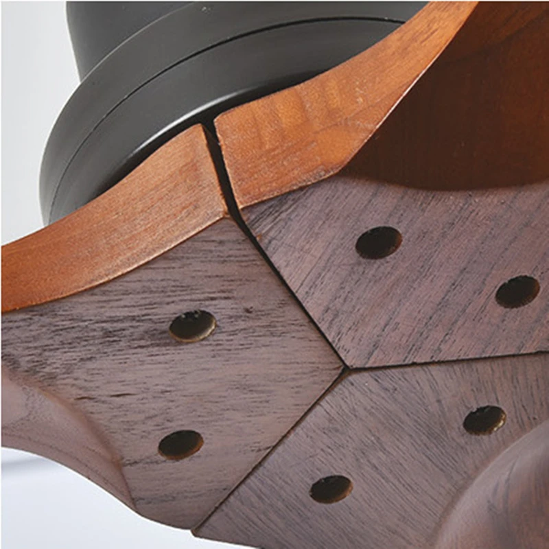 люстра вентилятор потолочный вентиллятор Деревянный с пропеллером 52 дюйма