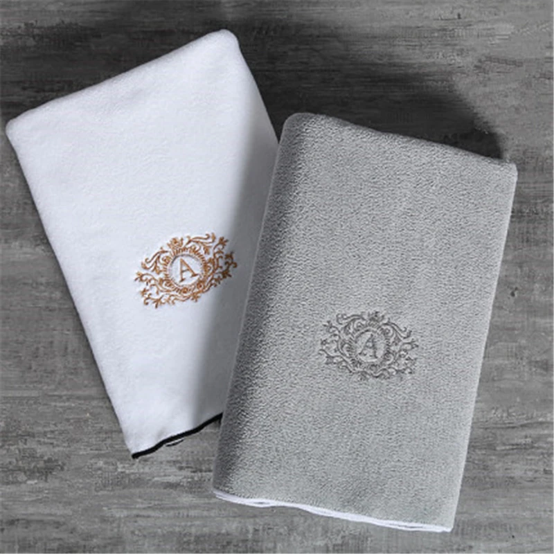 Домашнее большое вышитое банное полотенце для взрослых мужчин и женщин уличное