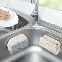 dish cloths scouring cloth drain rack sponge suction cup rack soap storage rack household wall mounted kitchen sink storage rack