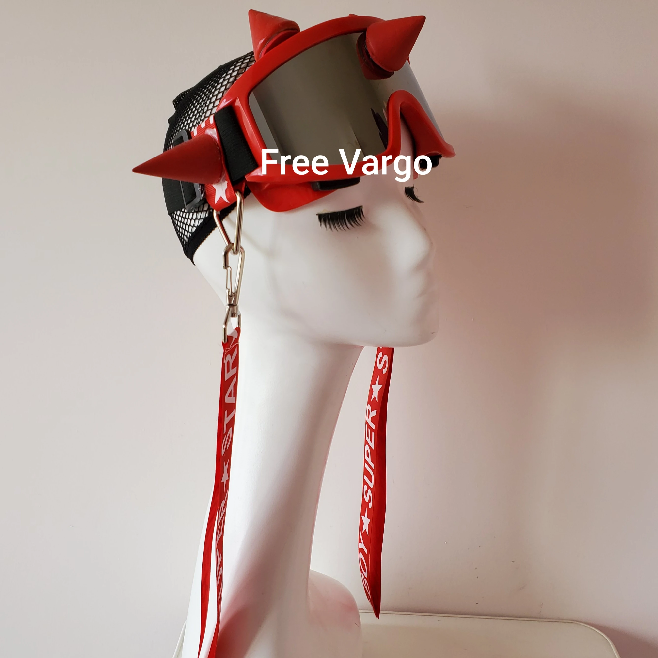 Голографические очки &quotгорящий человек&quot для ночного клуба шипы в стиле панк