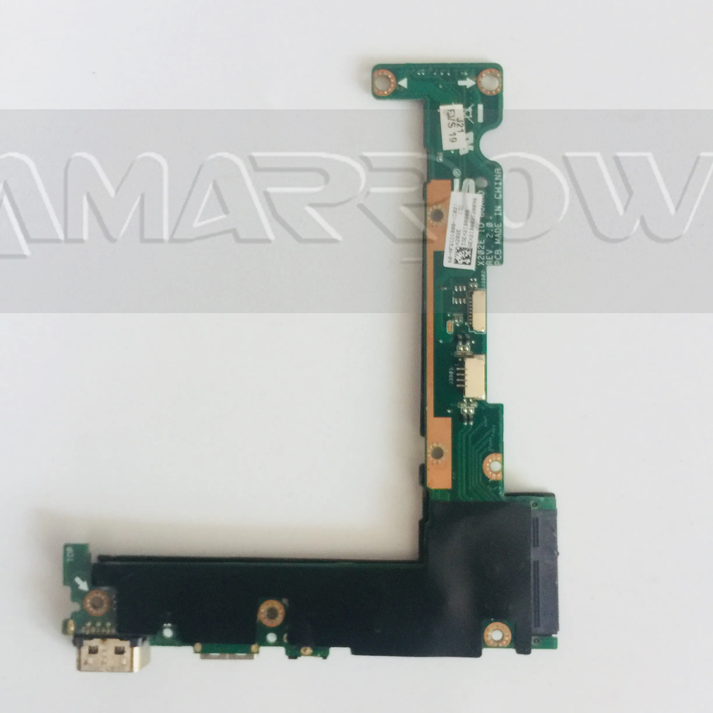 Оригинальная плата питания для Asus S200 S200E X202 X202E X201EP X201EV X201E VGA USB бесплатная
