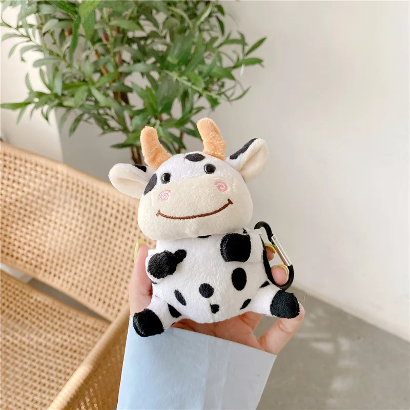 

3D cute Cartoon Fluffy Warm for Airpods Case Furry Cloth Earphones protective Covers for Air Pods 2/1 cases for AirPod Capa