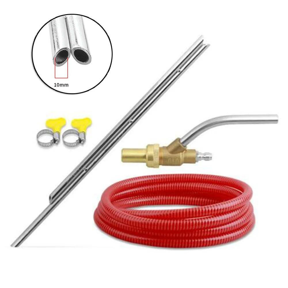 

Portable High Pressure Washer Sandblasting Kit 5000 PSI 1/4 Quick Connector Stainless Steel Copper Ceramic Clean Oil And Rust