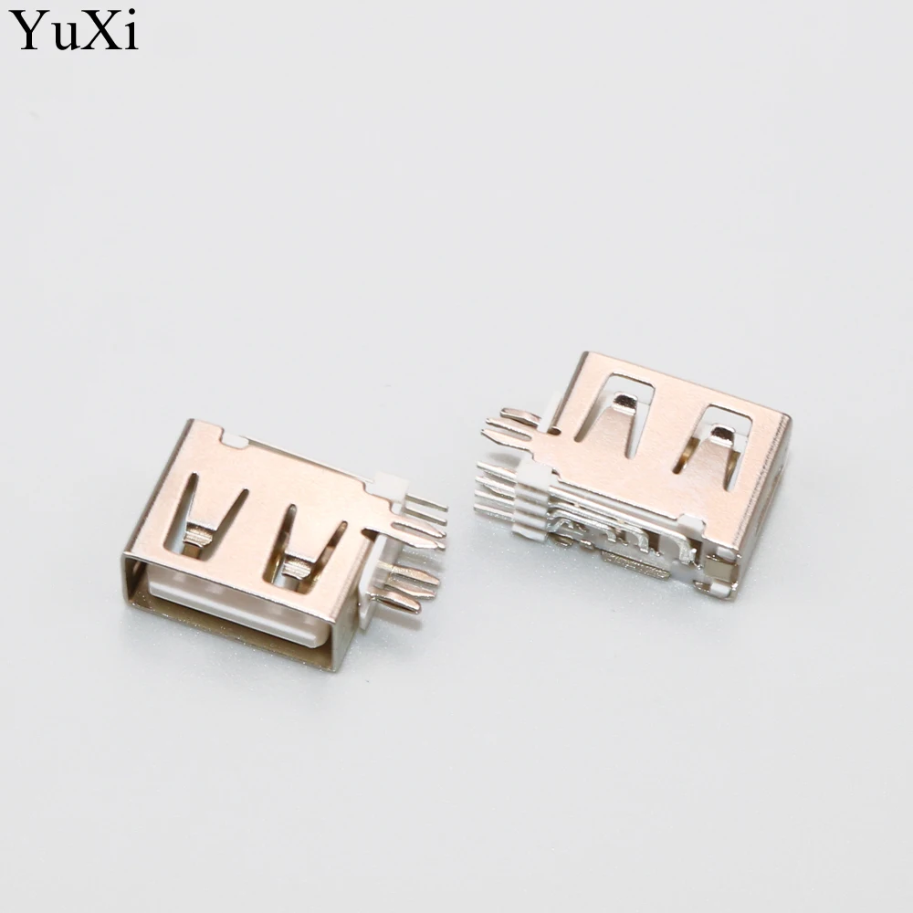 

YuXi A Female Side plug HD STB Interface USB-A Female socket Jacks Connector 10.0mm 90degrees Boundless