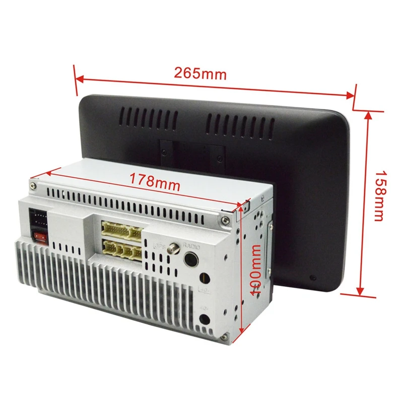 10.1 Inch Android 9.1 Car Multimedia Player 2Din Radio with Up Down Rotation Adjustable Sn Wifi Bluetooth GPS | Автомобили и