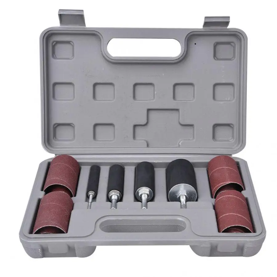Sanding Drum Sleeve Kit Metal Wood Polishing Tool Woodworking Abrasive |