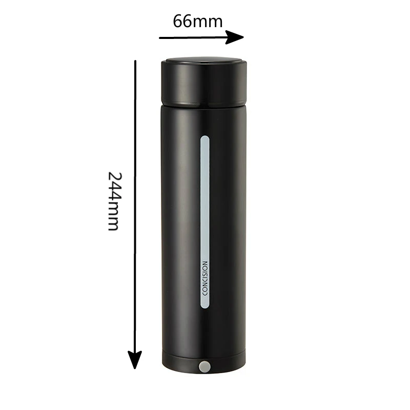

Intelligent Thermos Cup Display Temperature Stainless Steel Thermo Strainer Coffee Tea Vacuum Cup Travel Office Water Bottle