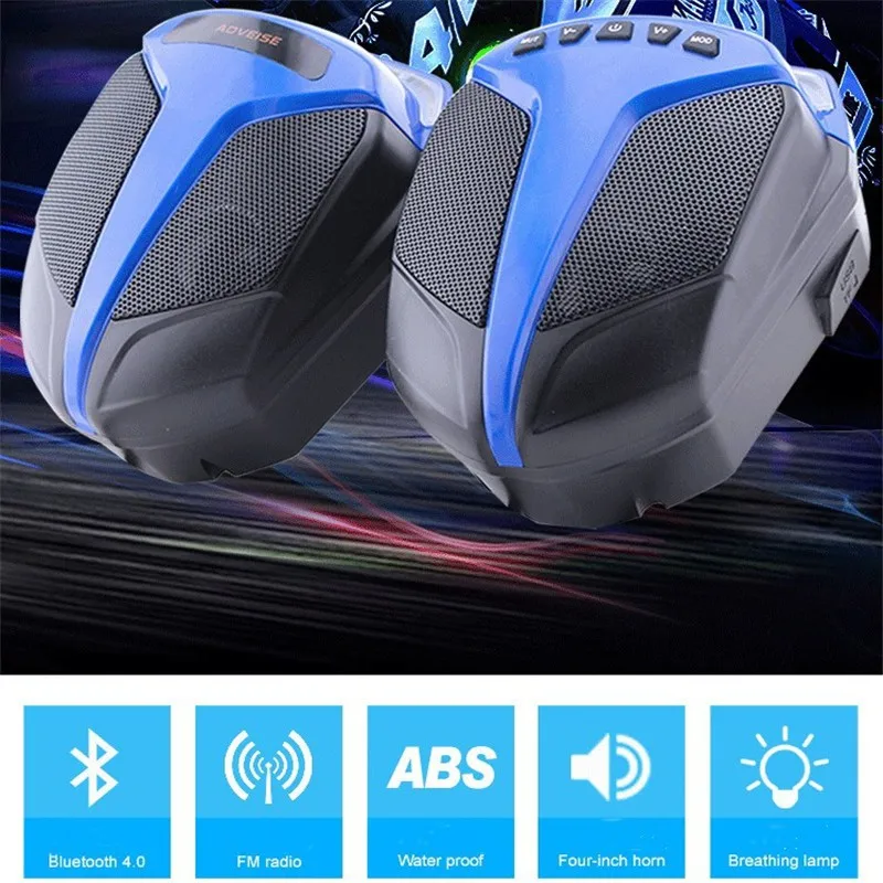 Универсальная 12 В Колонка для мотоцикла Bluetooth 4,0 очень громкая Колонка водонепроницаемый сабвуфер мотоцикл аудио модифицированные аксессуары