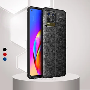 for realme 8 pro case silicone leather rubber soft texture luxury bumper case for realme 8 case cover for realme c21 realme 7 5g free global shipping