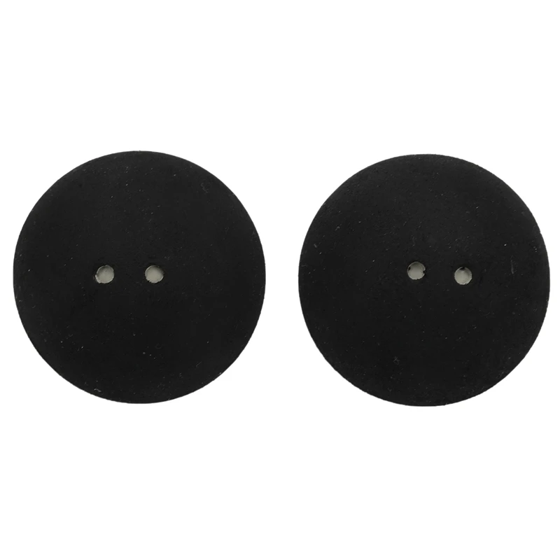 

Squash Ball Two-Yellow Dots Low Speed Sports Rubber Balls Professional Player Competition Squash(2 Pcs )