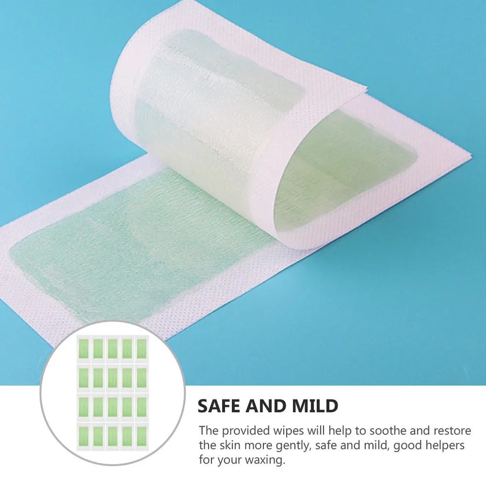 

20pcs Wax Strips Hair Removal Waxing Strips Non-Woven Wax Strip for Body Face