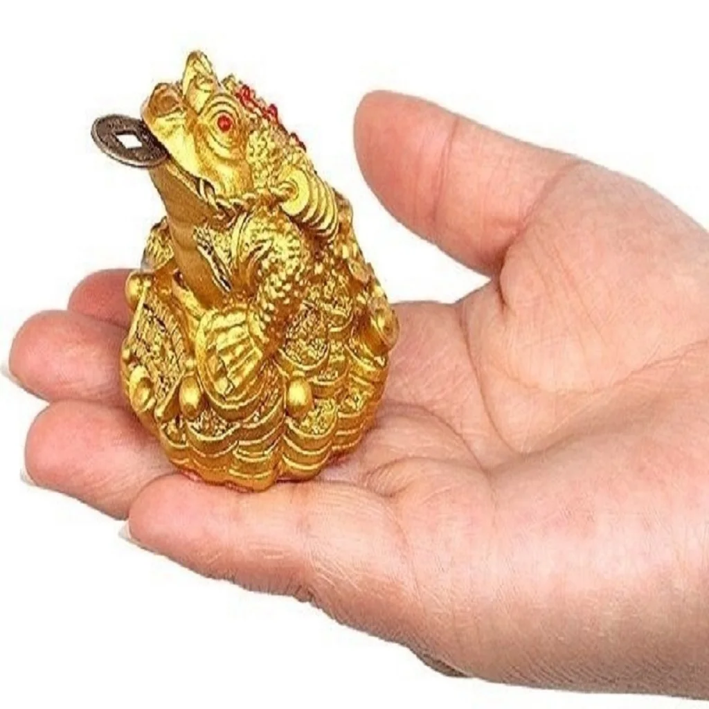 MagiDeal Китайская традиционная фэн-шуй Лягушка Счастья деньги повезло фортуна