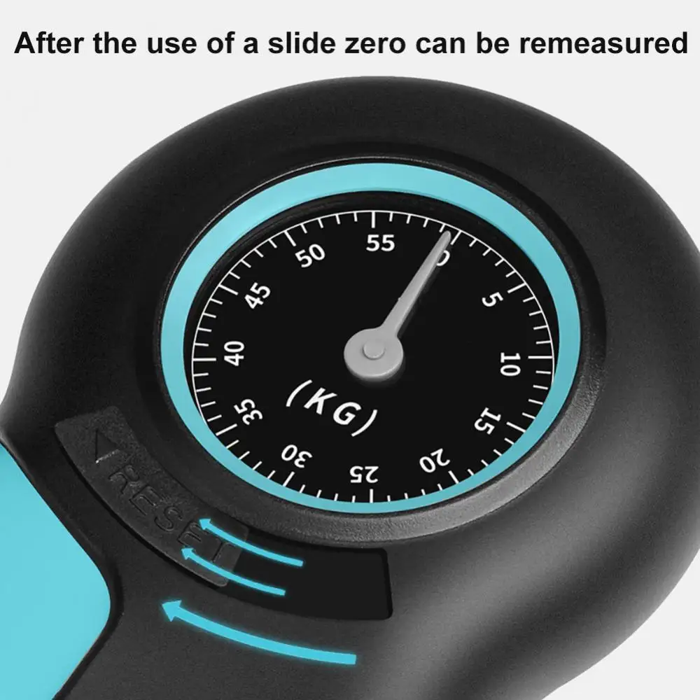 

0-55kg Mechanical Pointer Hand Grip Power Force Strength Measure Wrist Training Increase Strength Spring Finger Carpal Expander