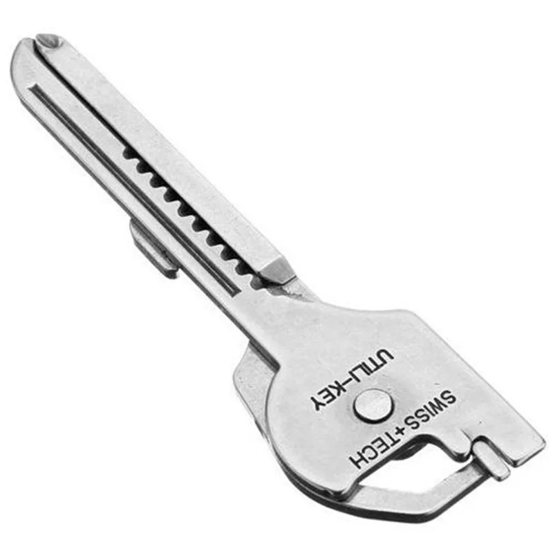 Мини-брелок Utili-Key 6 в 1 брелок-Мультитул 7 см карманный инструмент для выживания на