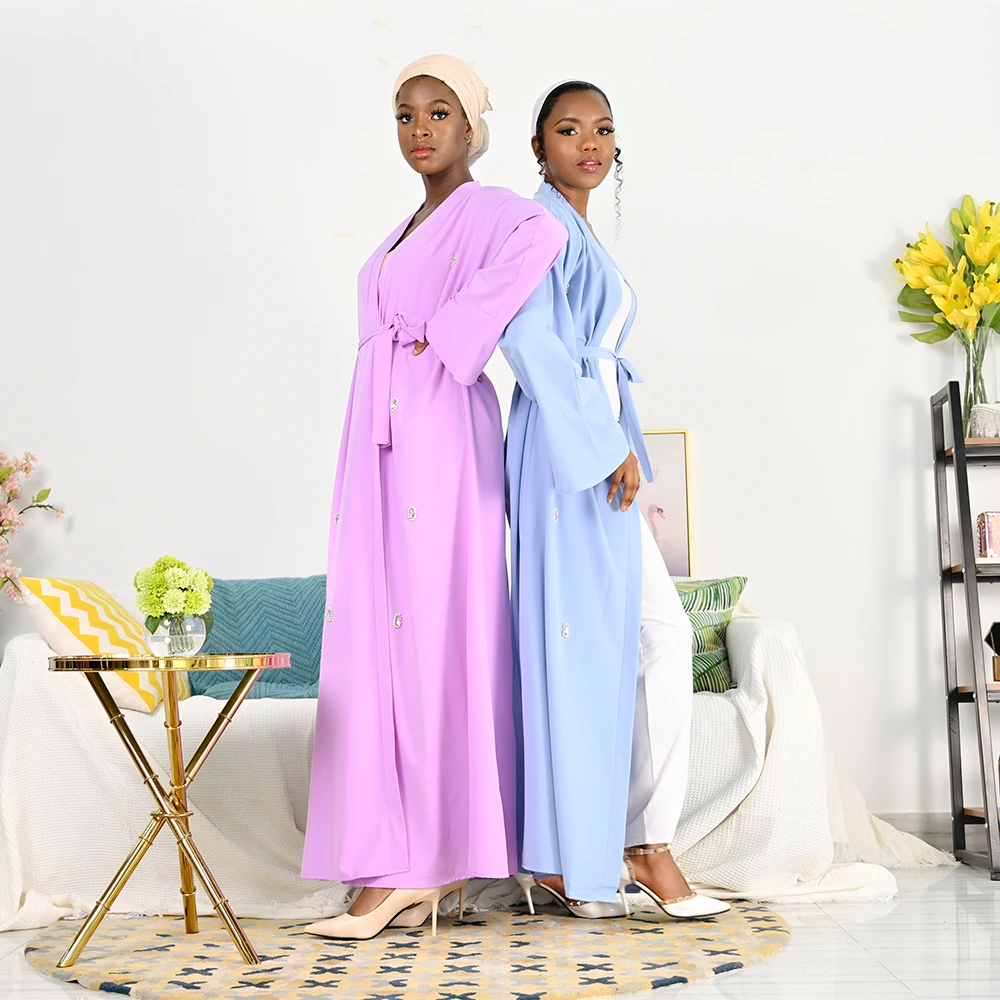 ИД Мубарак абайя Дубай кимоно кардиган кафтан ислам хиджаб мусульманское платье