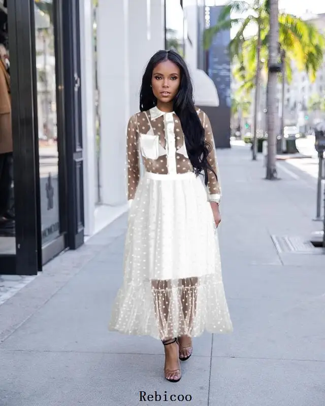 

Женское платье в черно-белую полоску, прозрачное, повседневное, с вырезами