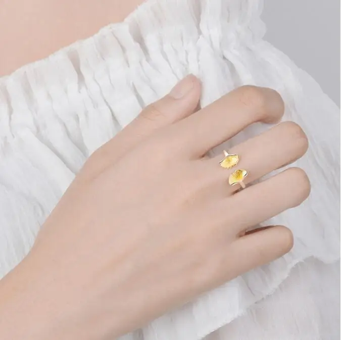 925 ювелирные изделия кольца для подруг девочек Регулируемый реальные твердого