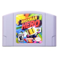Bomberma Hero 64 бит карточная игра Action-Adventure игры 1 видео игровая консоль карты Английская литература американской версии для nintendo - Цвет: Bomberma Hero
