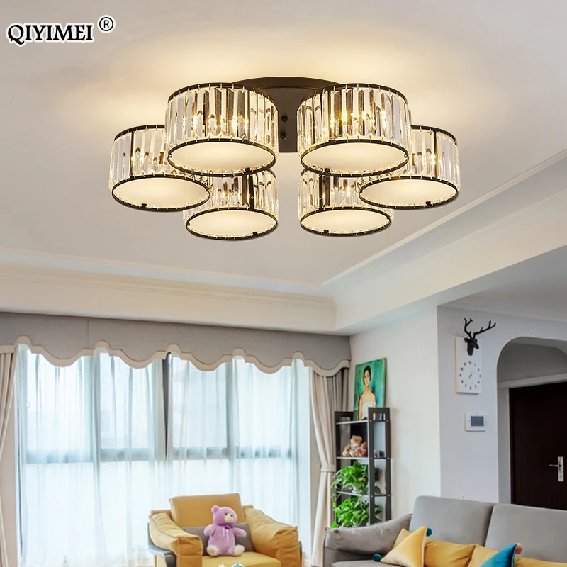 Современный светодиодный светильник люстра в скандинавском стиле для гостиной