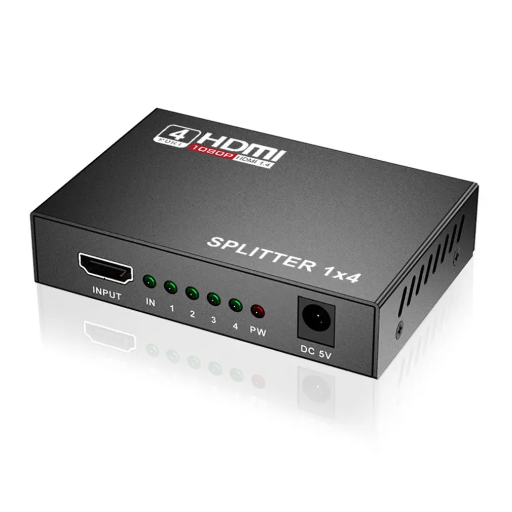 Разветвитель HDCP 4K 1x2 Out усилитель сигнала мощности 1080P 3D 1x4 адаптер